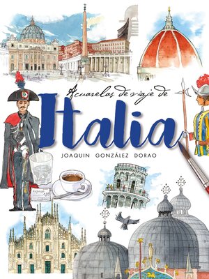 cover image of Acuarelas de viaje de Italia